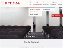 Tablet Screenshot of optimalpoland.pl
